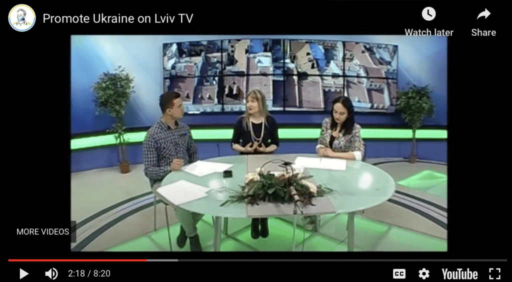 Lviv TV about Promote Ukraine