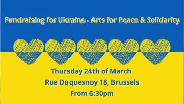 Join the Charitable Event in Favour of Ukraine and Ukrainians. This week in Brussels  - Join us on Thursday: