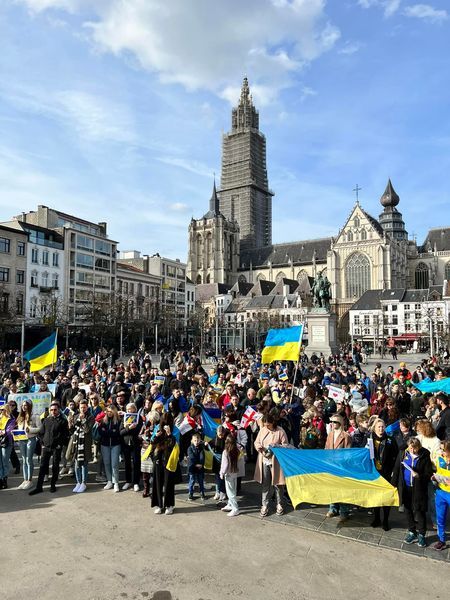 Belgium protest people