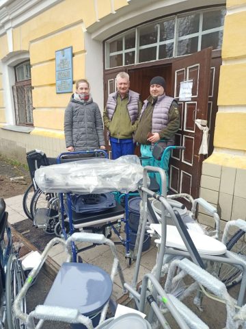 Reporting on Delivery of Medical Supplies to Chernihiv Military Hospital!