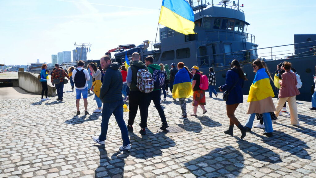 Protests Against Russian Fuel Tankers in Port of Antwerp