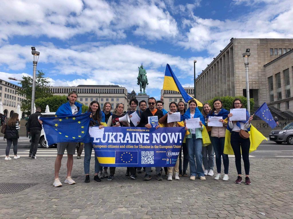 Ukraine in EU: Mobilisation in 10 European Cities