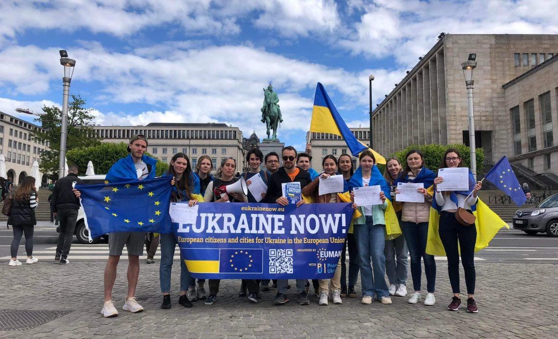 Demonstration Ukraine now