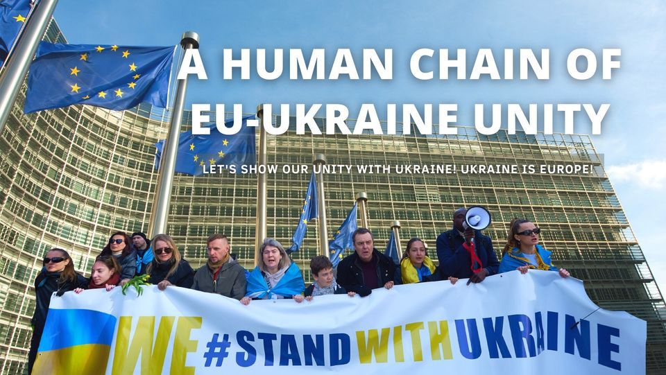 Ukrinform: Activists in Brussels to Form Human Chain in Support of Ukraine’s European Integration