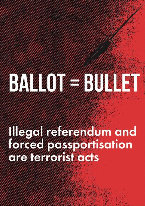 We Announce a Twitter/Facebook/Instagram Campaign Against Illegal Referendums