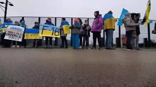 NATO-Ukraine Human Chain in Brussels on 27.11.2022.