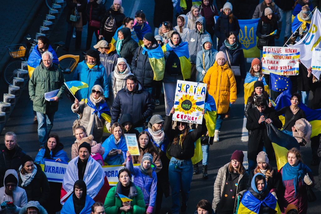 NATIONAL DEMONSTRATION IN SOLIDARITY WITH UKRAINE, Brussels, Photos: Anastasia Varvarina 