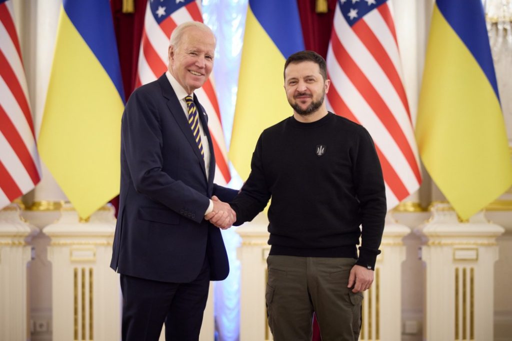 U.S. President Joseph Biden Arrives in Kyiv, Announces Another Package of Security Assistance