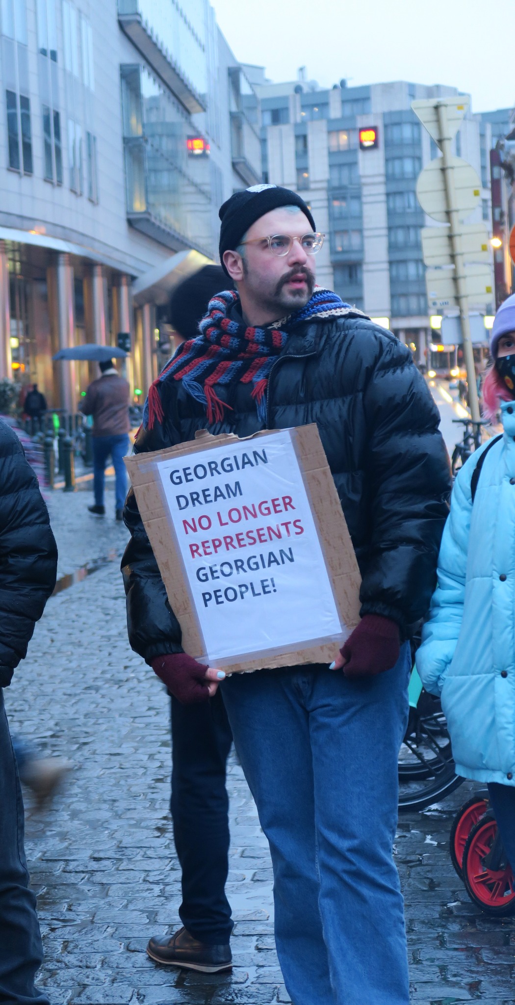 Georgian protesters