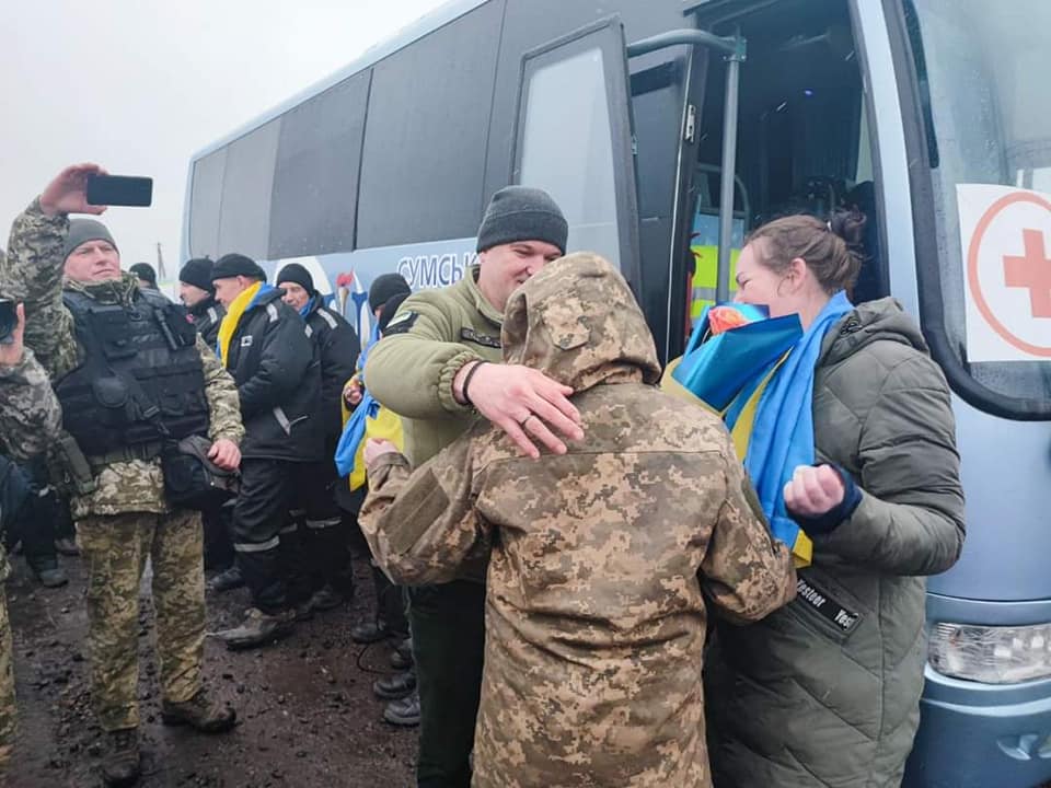 Ukrainian soldiers were released from captivity