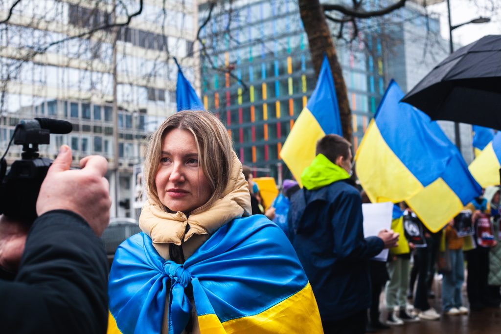 UN picketing, protest action