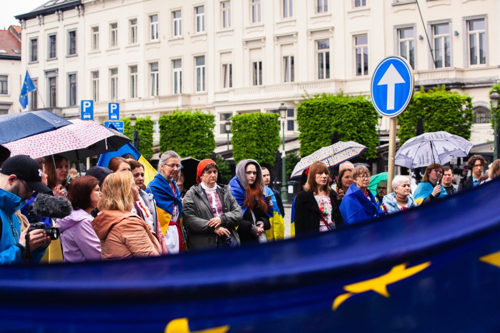 Promote Ukraine Held Demonstration Devoted to Europe Day