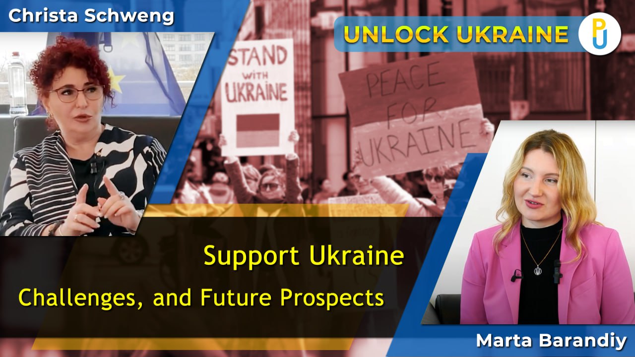 Unlock Ukraine with a the , Christa Schweng