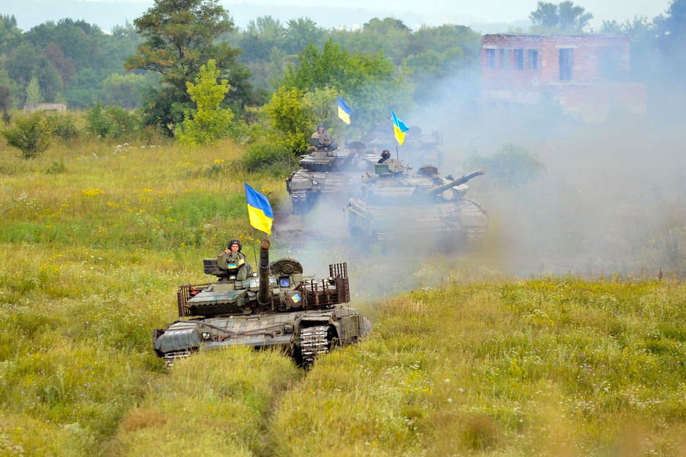 Ukrainian tanks