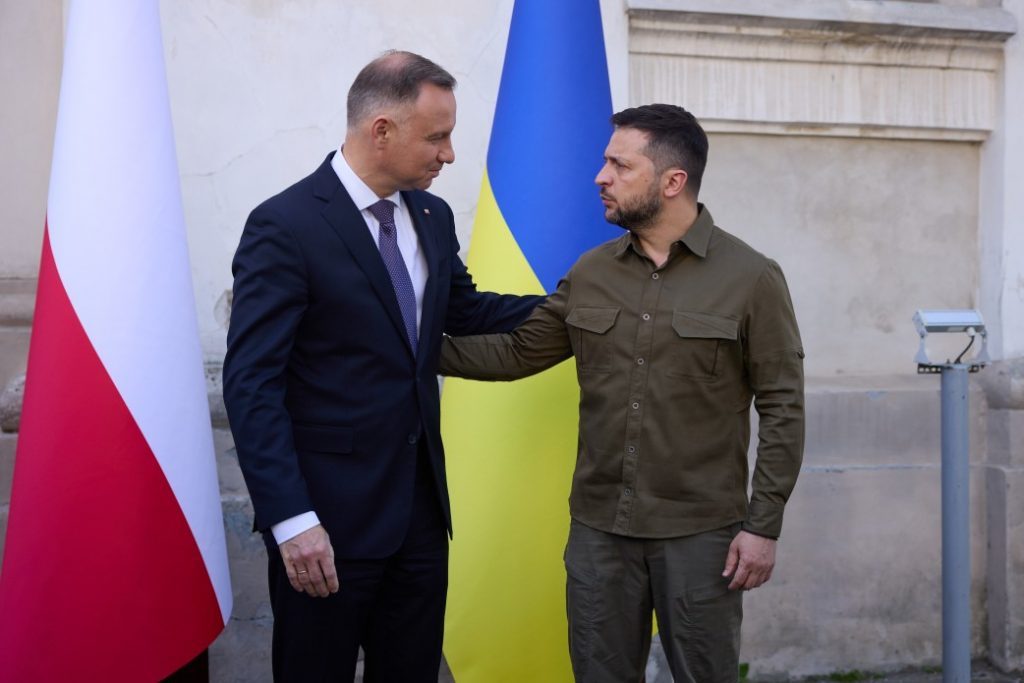 Zelenskyi and Duda in Lutsk