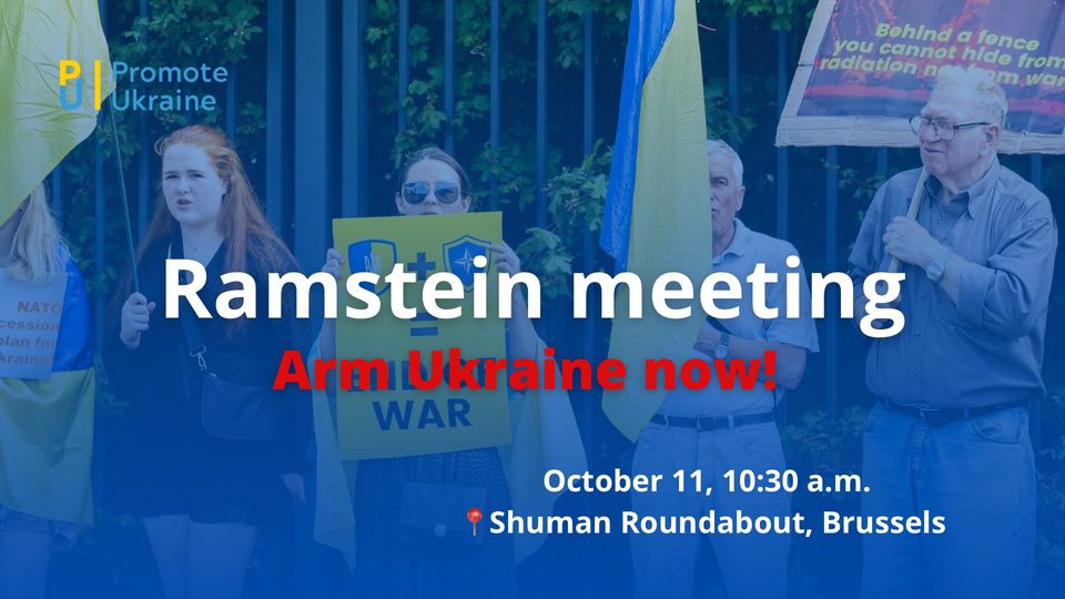 Ukrainian demonstration: meeting in Ramstein