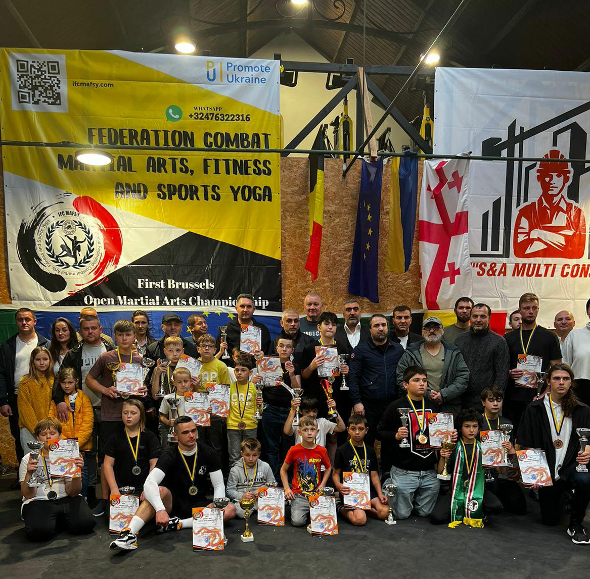 the first Brussels Open Martial Arts Championship