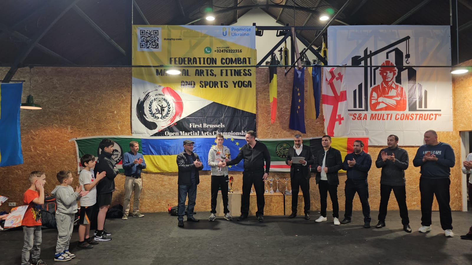 the first Brussels Open Martial Arts Championship