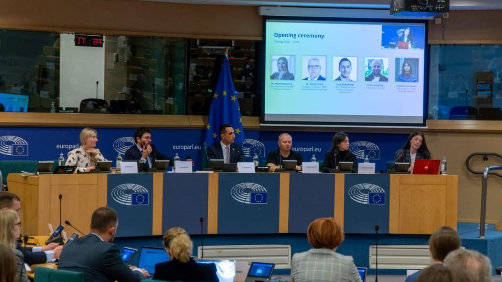 Ukrainian veterans who arrived to take part in the Games of Heroes visited the European Parliament 