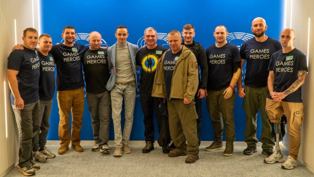 Ukrainian Veterans Participating in Games of Heroes Visited European Parliament and Join European Advocacy Forum 2023