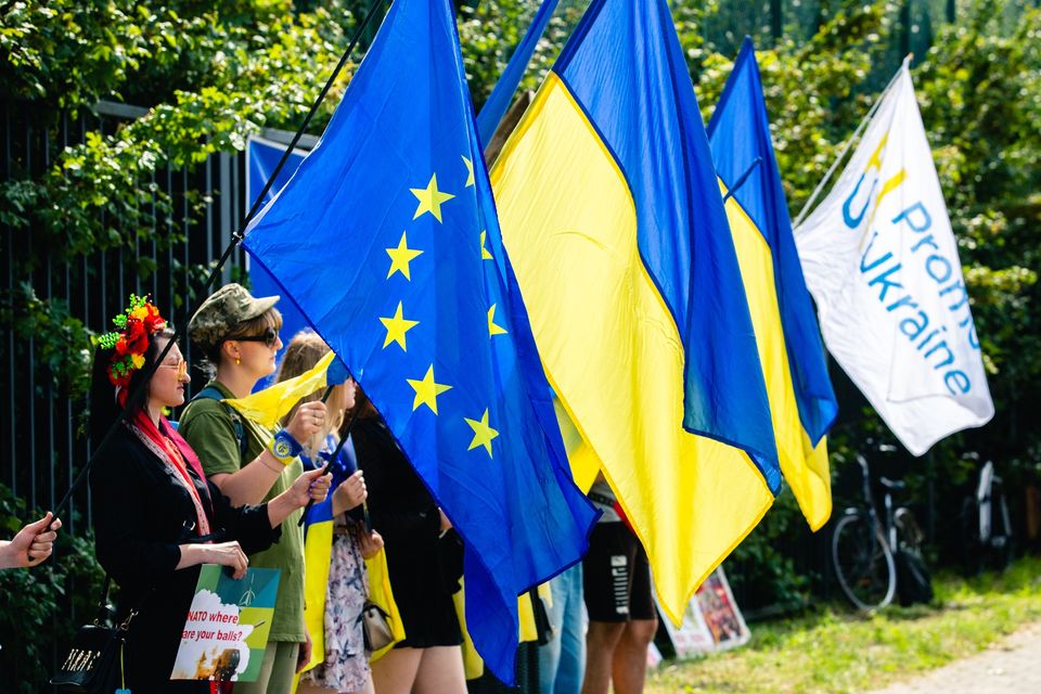 demonstration dedicated to the Day of the Armed Forces of Ukraine