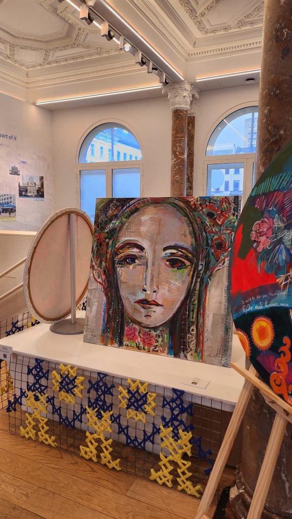 the Ukrainian Hub hosted an exhibition of Ukrainian contemporary art in Europe "Reconstruction of Childhood"