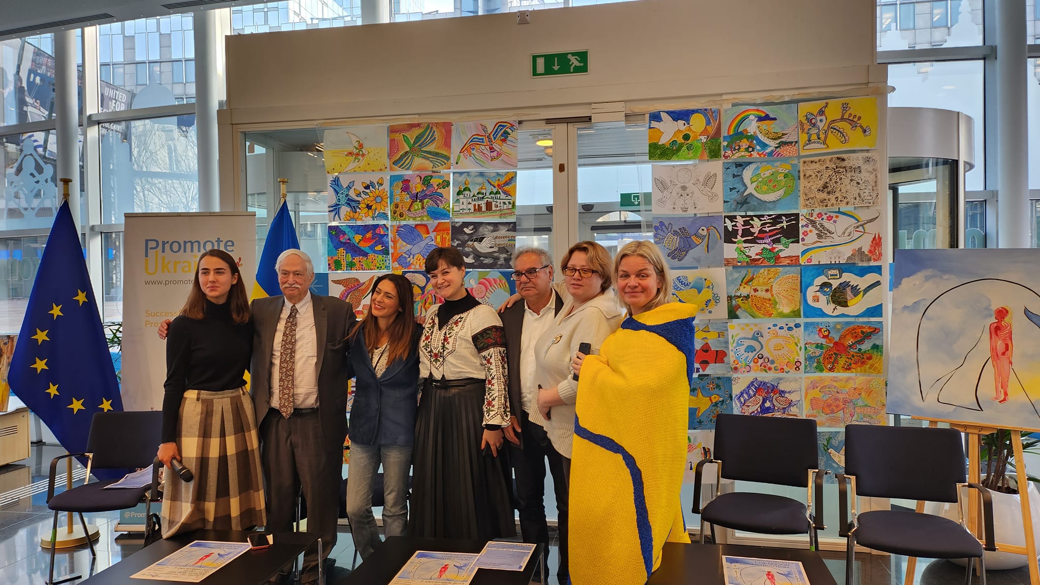 the Ukrainian Hub hosted an exhibition of Ukrainian contemporary art in Europe "Reconstruction of Childhood"