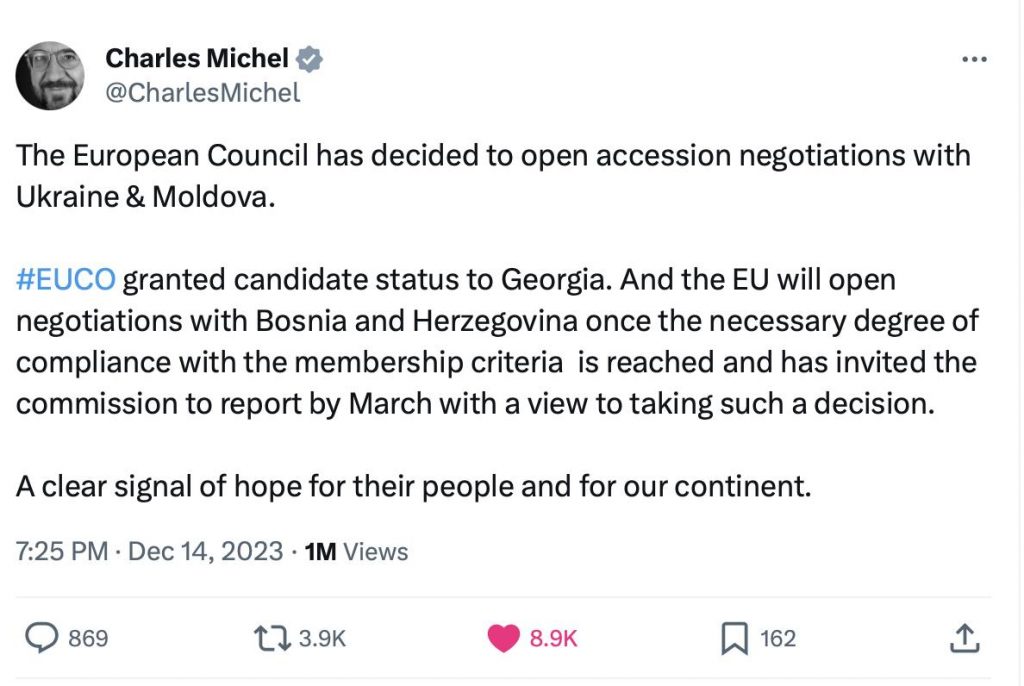 Ukraine belongs in the EU!