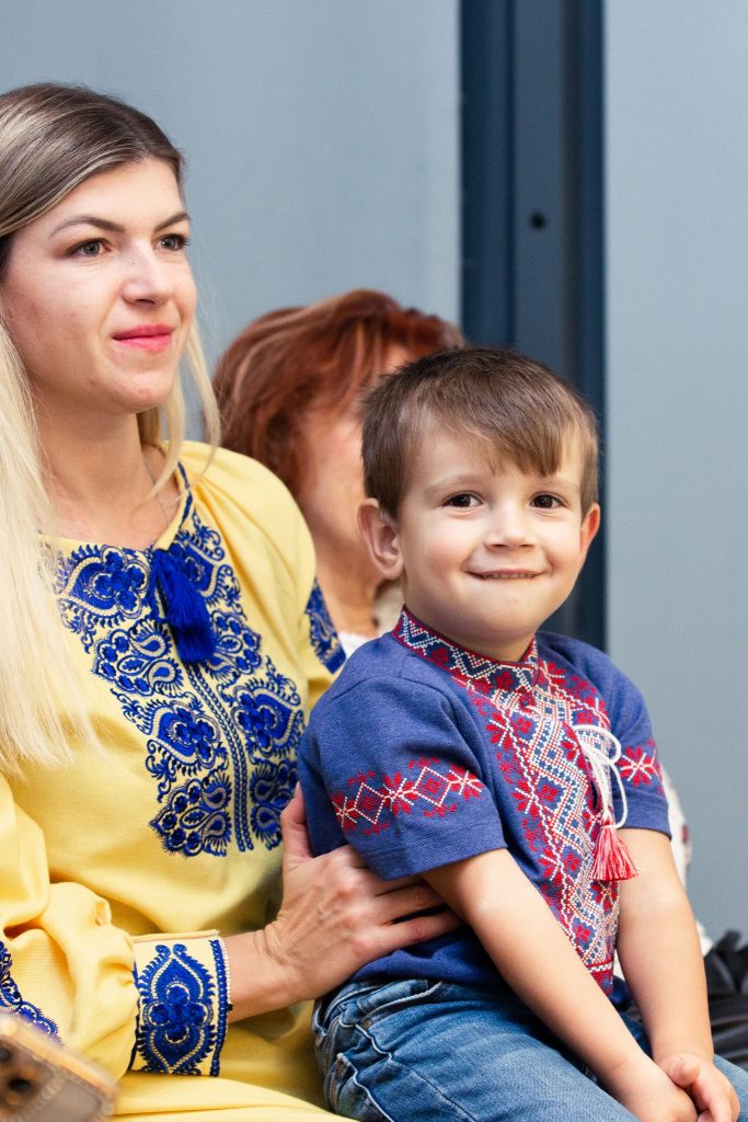 These little Ukrainians only making their first steps in life, but they are already proudly wearing Ukrainian Vyshyvanka 