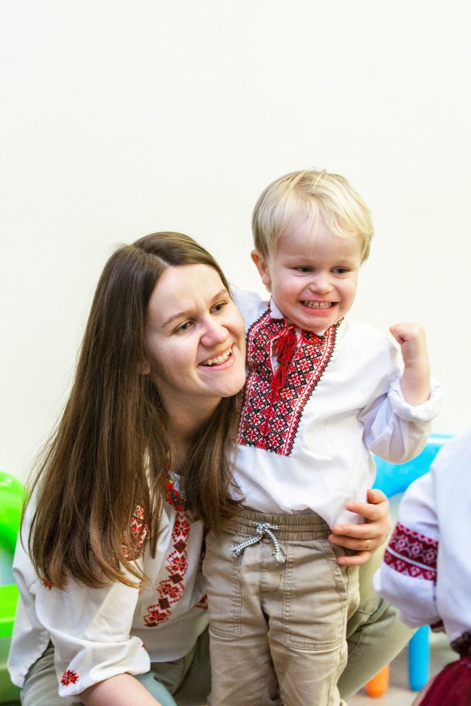 These little Ukrainians only making their first steps in life, but they are already proudly wearing Ukrainian Vyshyvanka 