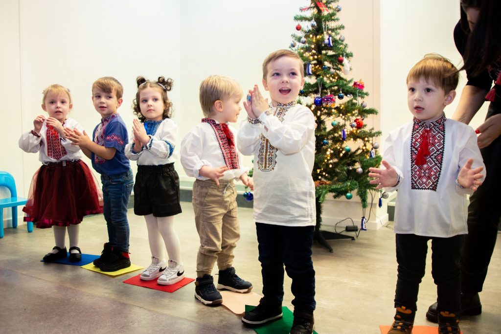 These little Ukrainians only making their first steps in life, but they are already proudly wearing Ukrainian Vyshyvanka 