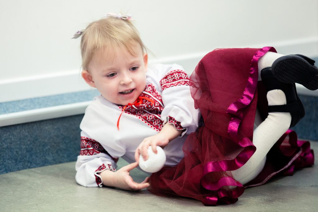 These little Ukrainians only making their first steps in life, but they are already proudly wearing Ukrainian Vyshyvanka 