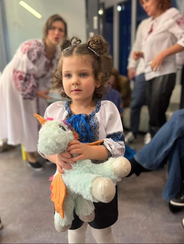 These little Ukrainians only making their first steps in life, but they are already proudly wearing Ukrainian Vyshyvanka 