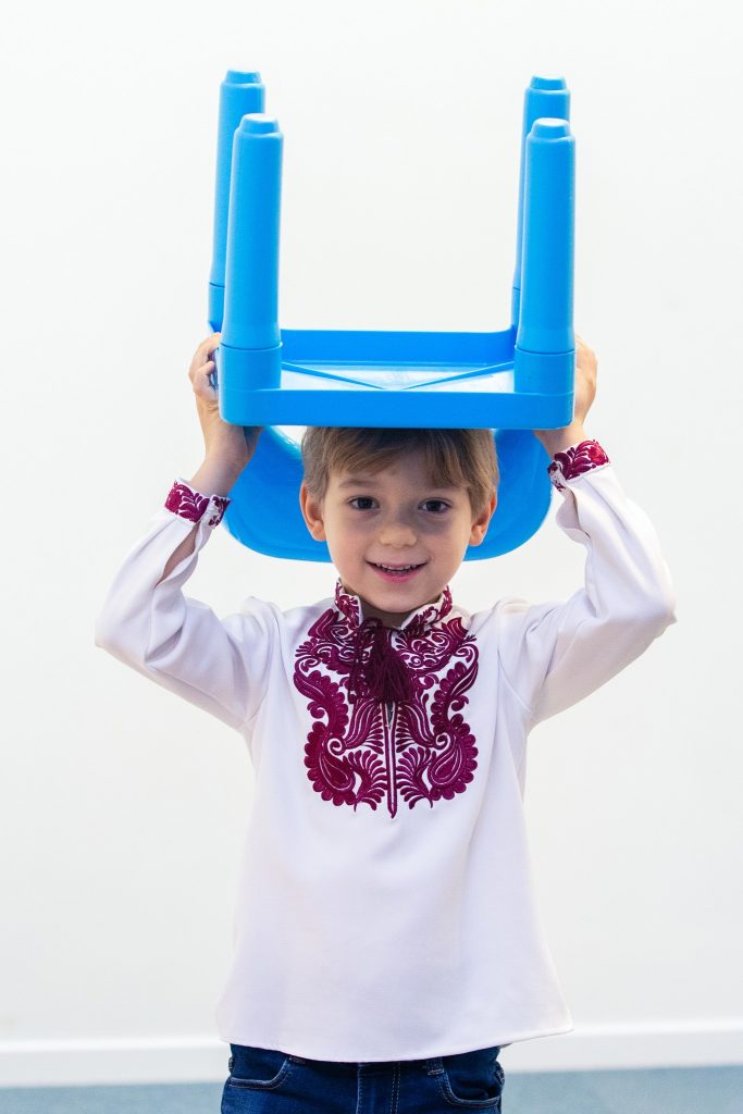 These little Ukrainians only making their first steps in life, but they are already proudly wearing Ukrainian Vyshyvanka