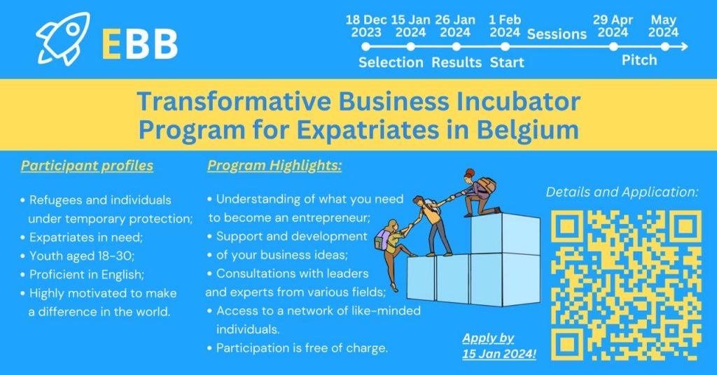 Promote Ukraine Invites You to Our Second Business Support Program: Expatriate Business in Belgium (EBB)