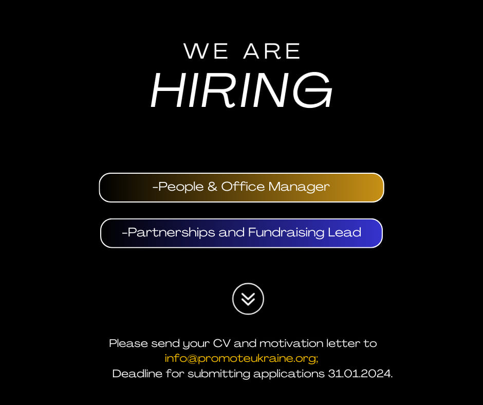 People & Office Manager at NGO Promote Ukraine