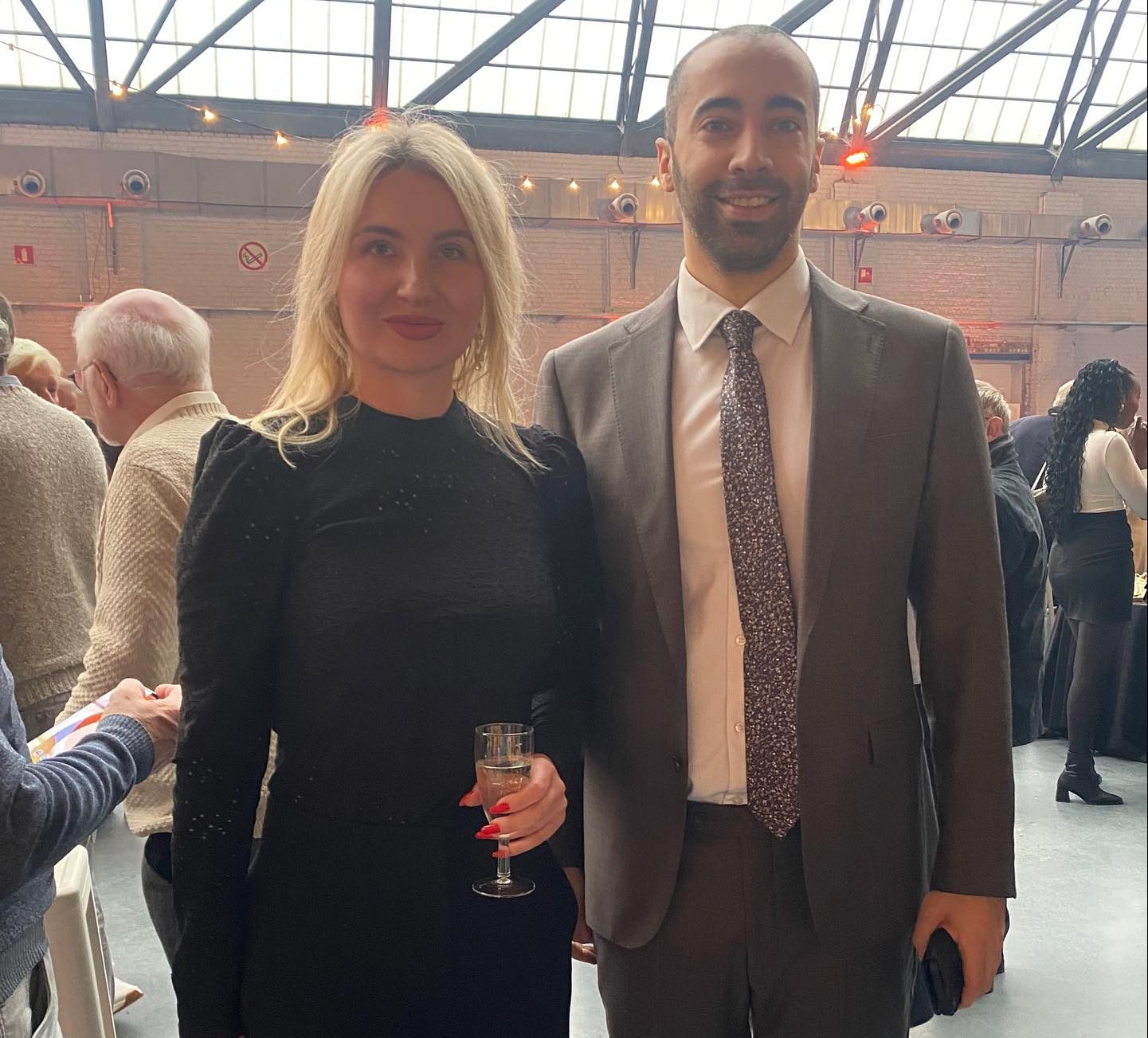 This Sunday, an event of the Belgian party @cdenv was held, which was attended by the president of Promote Ukraine, Marta Barandiy