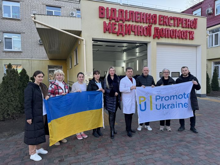Жорж Даллеман та Promote Ukraine доставили медичне обладнання від Бельгійського Червоного Хреста у лікарню поблизу Одеси
