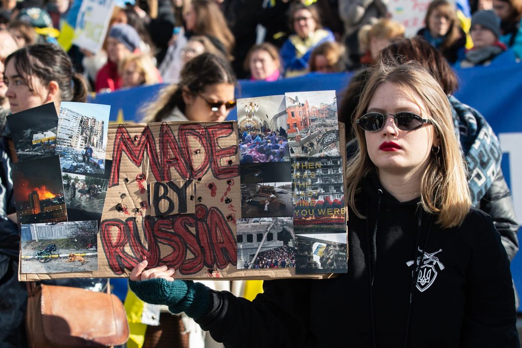 more than 7000 people gathered for a major march in Brussels