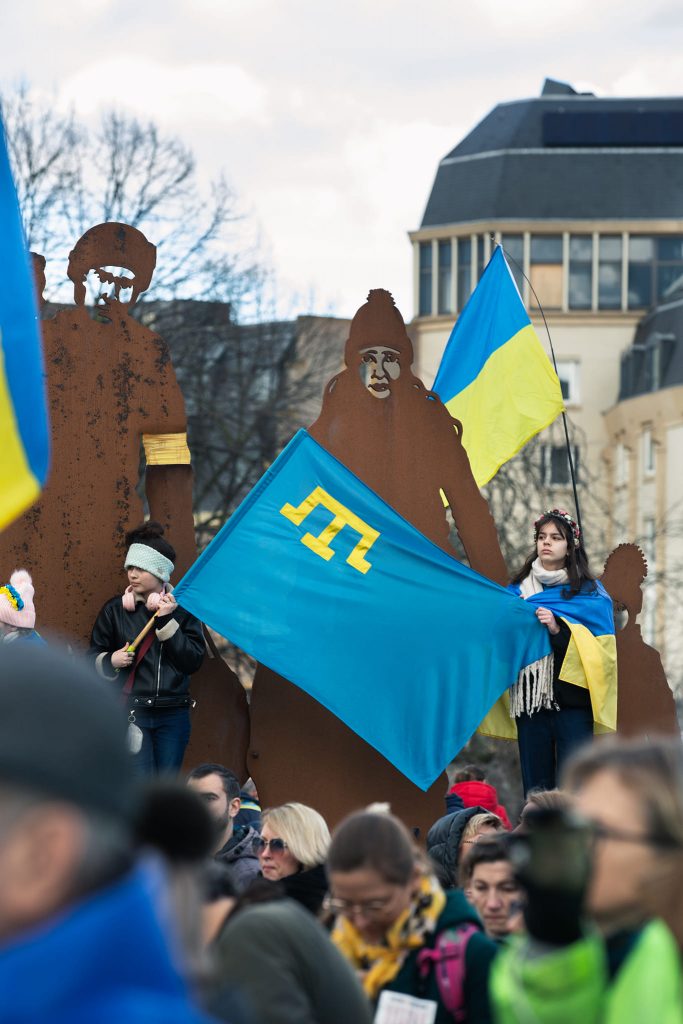 more than 7000 people gathered for a major march in Brussels