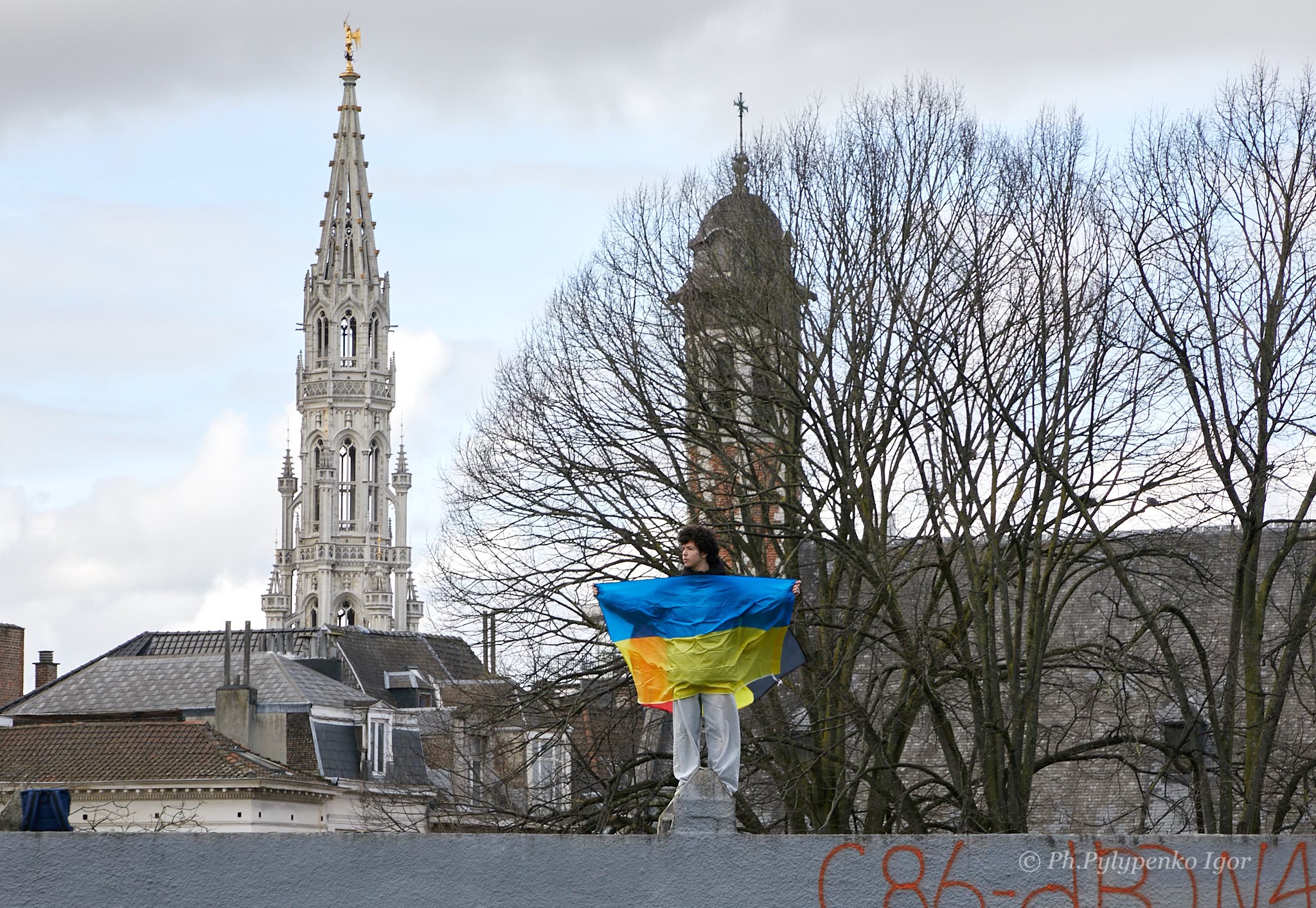 more than 7000 people gathered for a major march in Brussels