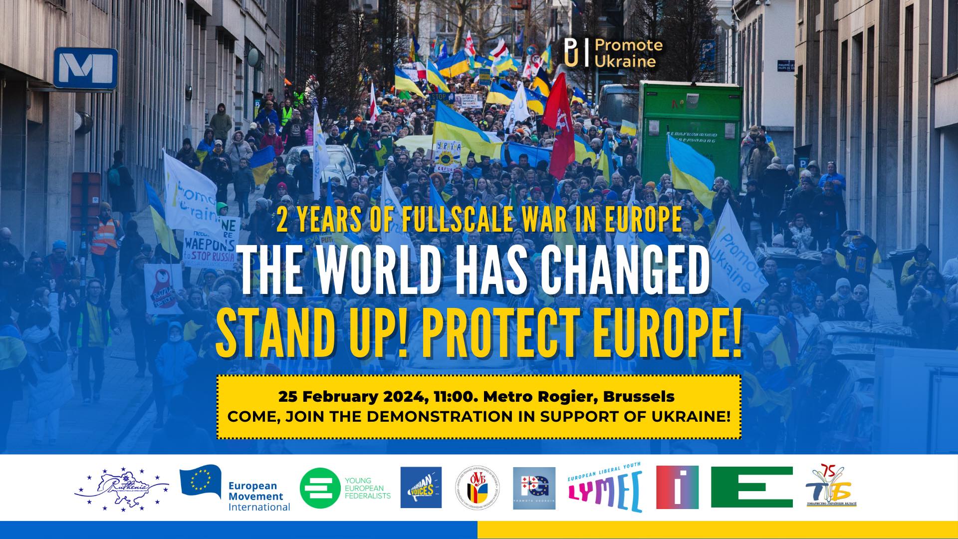 We wanted to remind everybody that our MARCH will be held in Brussels already this Sunday!
