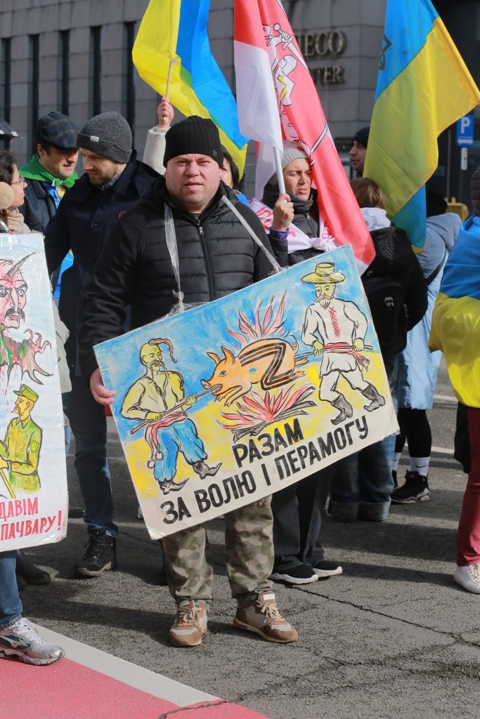 more than 7000 people gathered for a major march in Brussels