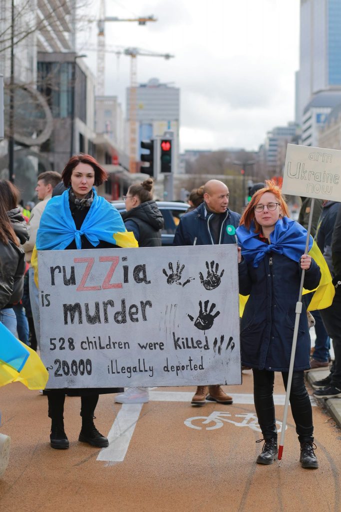 more than 7000 people gathered for a major march in Brussels