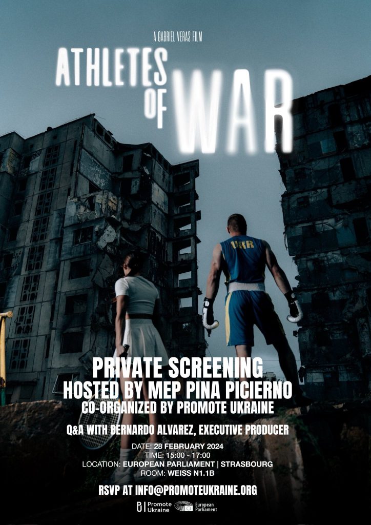 Join Us in Strasbourg for the 28 February Screening of Gabriel Veras’ “Athletes of War” Film