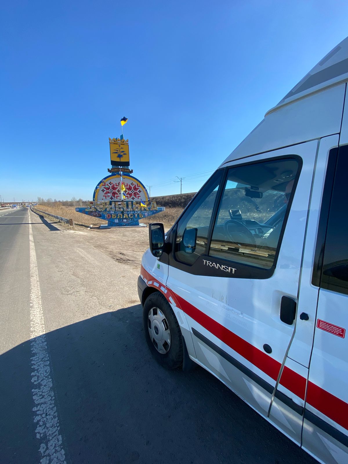 Today the ambulance has been delivered to the front line