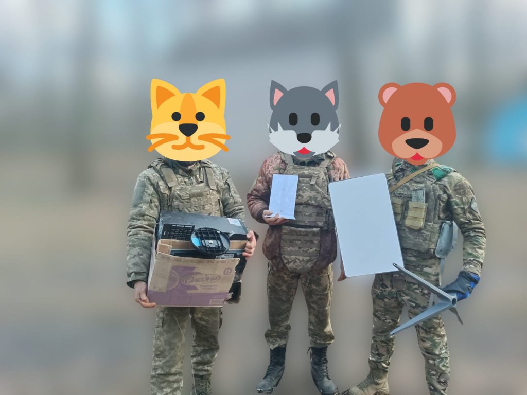 Soldiers from the First Separate Assault Battalion "Wolves of Da Vinci" received equipment from Promote Ukraine