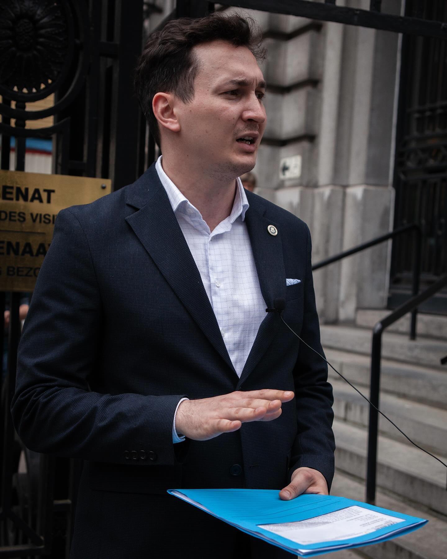 demonstration organized by Promote Ukraine and ICUV - International Centre for Ukrainian Victory took place near the Belgian Federal Parliament
