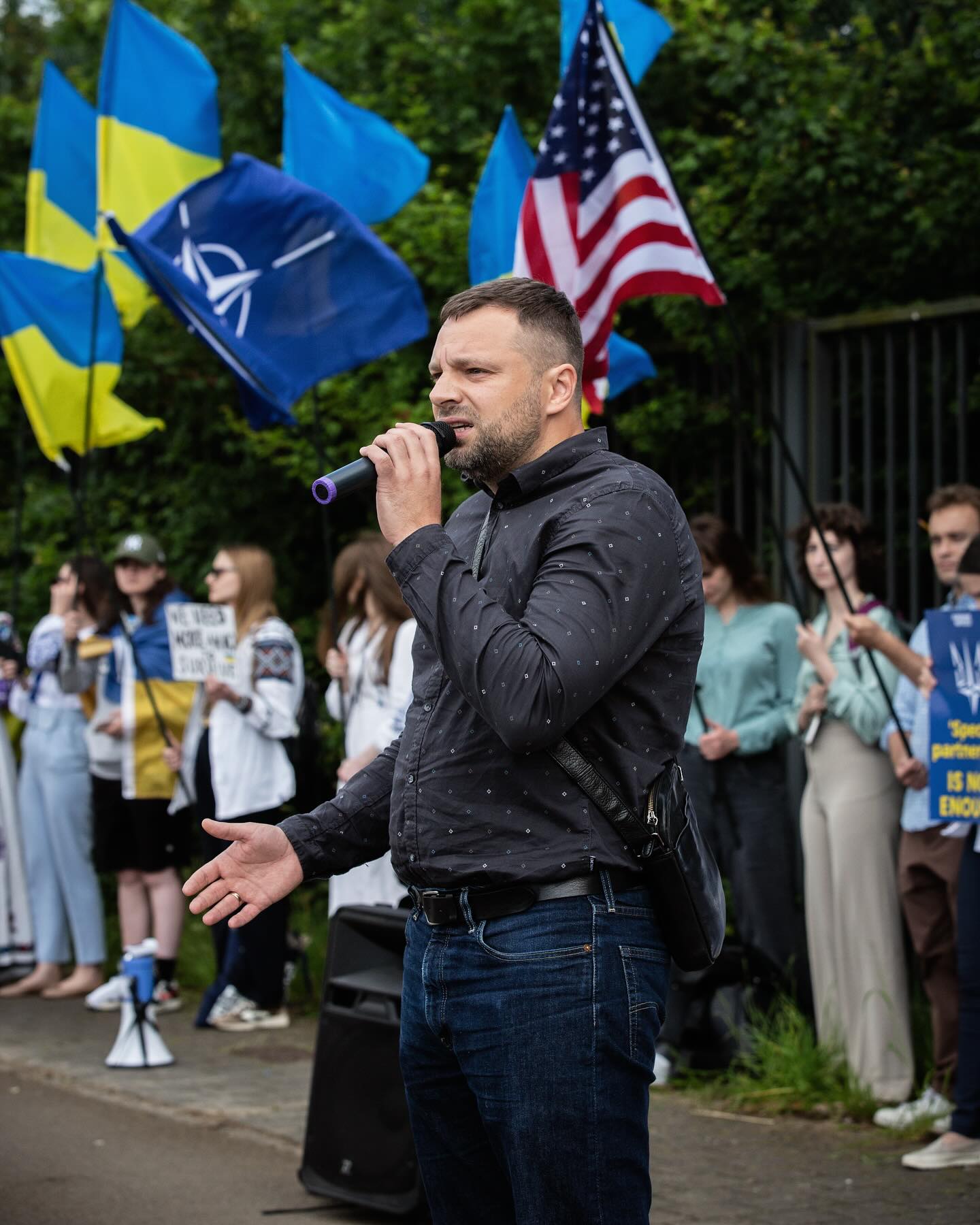Here is a photo report from our recent demonstration. Thanks to all our volunteers and supporters of democracy for joining us!