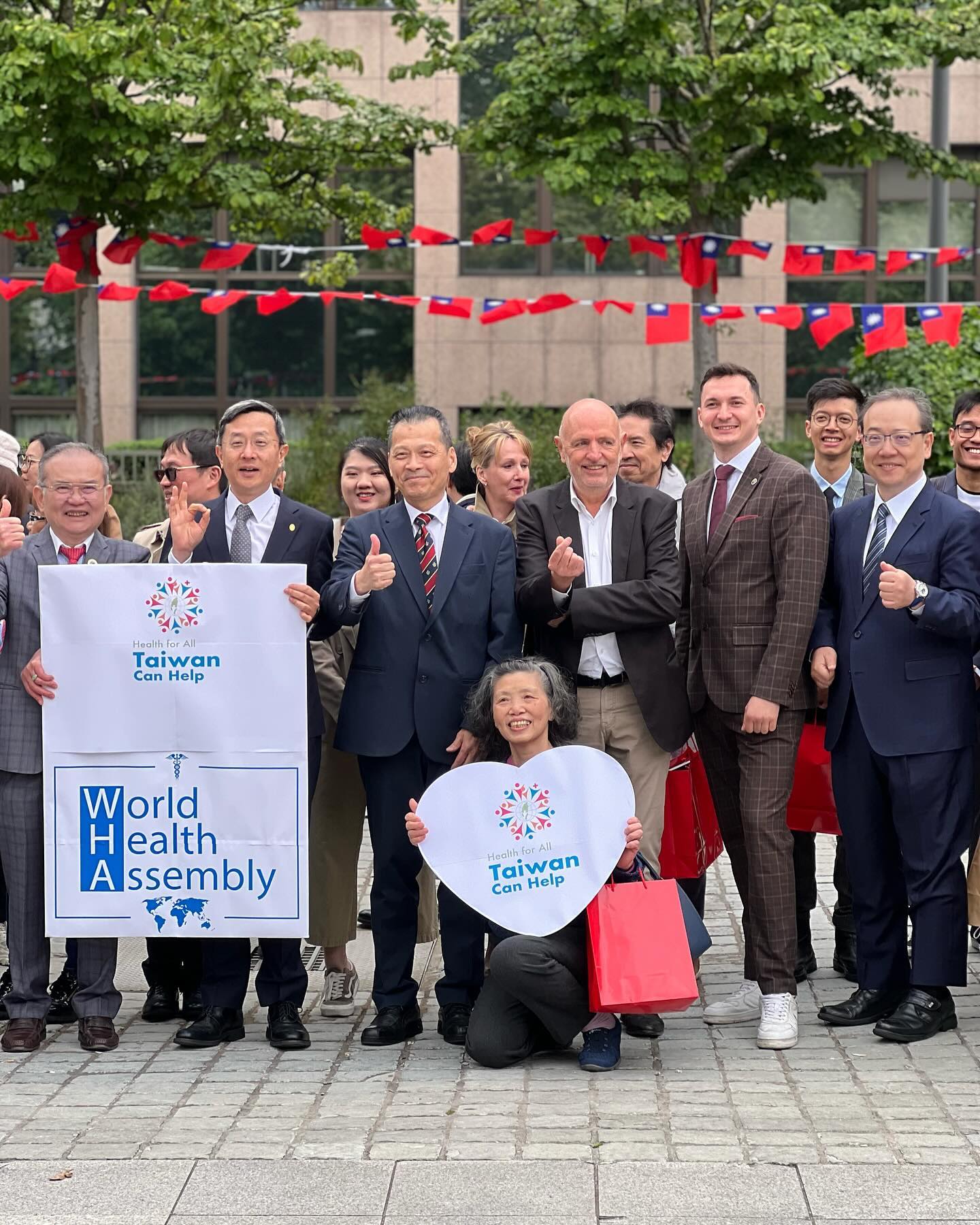 The event was aimed at drawing attention to the unfair decision of the WHO about the exclusion of Taiwan from this organization and the attempt to subordinate the activities of Taiwan to the control of China